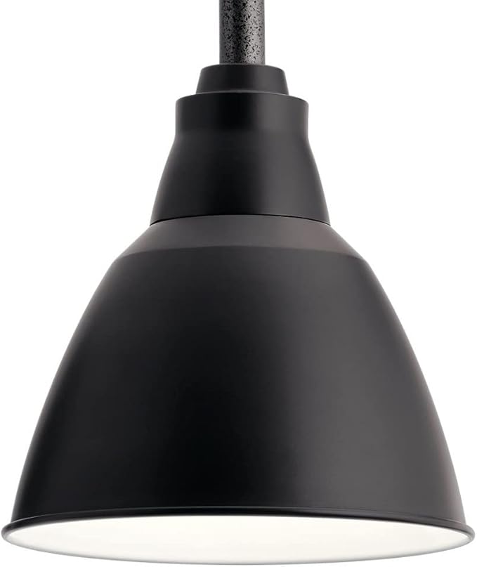Kichler 49836BK Restoration One Light Outdoor Wall Mount from Pellinord Collection in Black Finish | Lumora