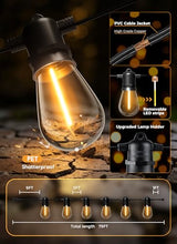 Minetom 79FT Solar String Lights Outdoor Waterproof, S14 Patio Lights