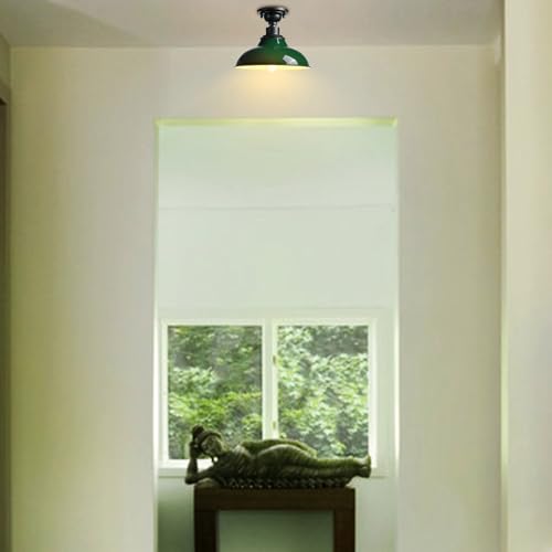 SAMTEEN Industrial Semi Flush Mount Ceiling Light