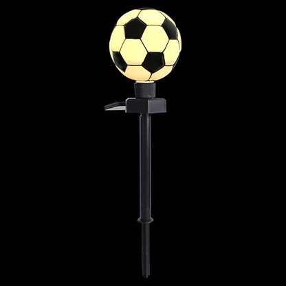 Solar Powered Soccer Lawn Stake Light, Outdoor Garden Solar Pathway Lamp, LED Decorative Yard Lawn Light for Patio and Garden Decor