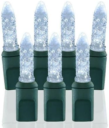 Pro Christmas M5 LED Christmas Lights - 100 Count Mini 5mm String Lights - Professional Grade Indoor/Outdoor Commercial Holiday Light Set for Trees, Bushes, & Décor - Pure White