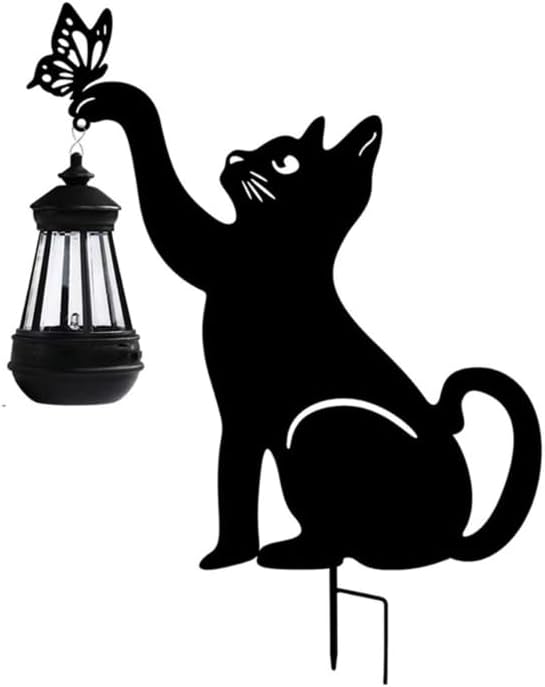 Outdoor Black LED Solar Lawn Lamp for Halloween Christmas New Year Wedding Party Solar Pathway Lamp Waterproof Solar Accent Light