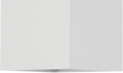Progress Lighting 6" Aluminum Outdoor Wall Lantern Light, Square Collection, Outdoor, P5643-30, White