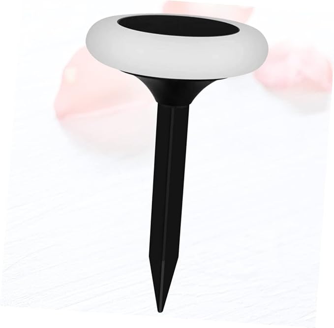 Mikikit Solar RGB Colorful Ground Light Energy Efficient Outdoor Pathway Lamp for Gardens Yards and Landscapes Modes of Color Changing Illumination