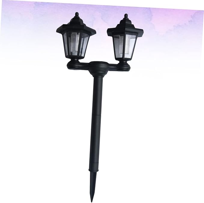 Dual Head Ground Solar Pathway Lights Solar Garden Lights for Outside for Lawn Garden Decor