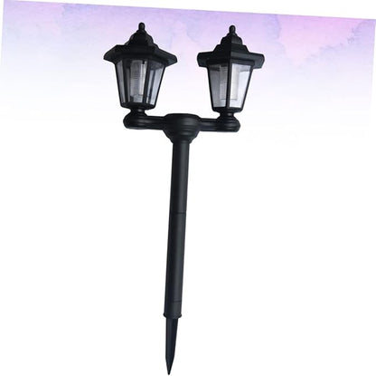 Dual Head Ground Solar Pathway Lights Solar Garden Lights for Outside for Lawn Garden Decor