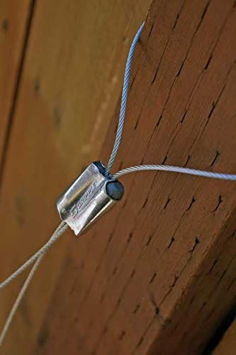 Globe Light Suspension Kit, Galvanized Steel Cable, 60 ft., Attachments Included | Lumora