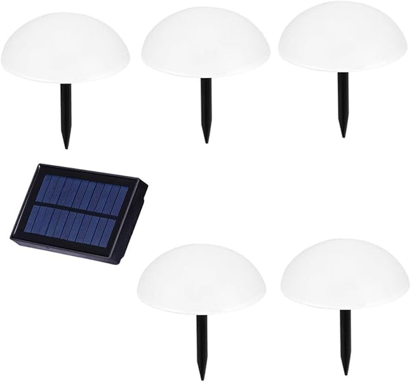 Veemoon Solar Garden Lamp Warm Light Hemisphere Ground Stake Outdoor Pathway Light for Patio Driveway Flower Bed | Lumora