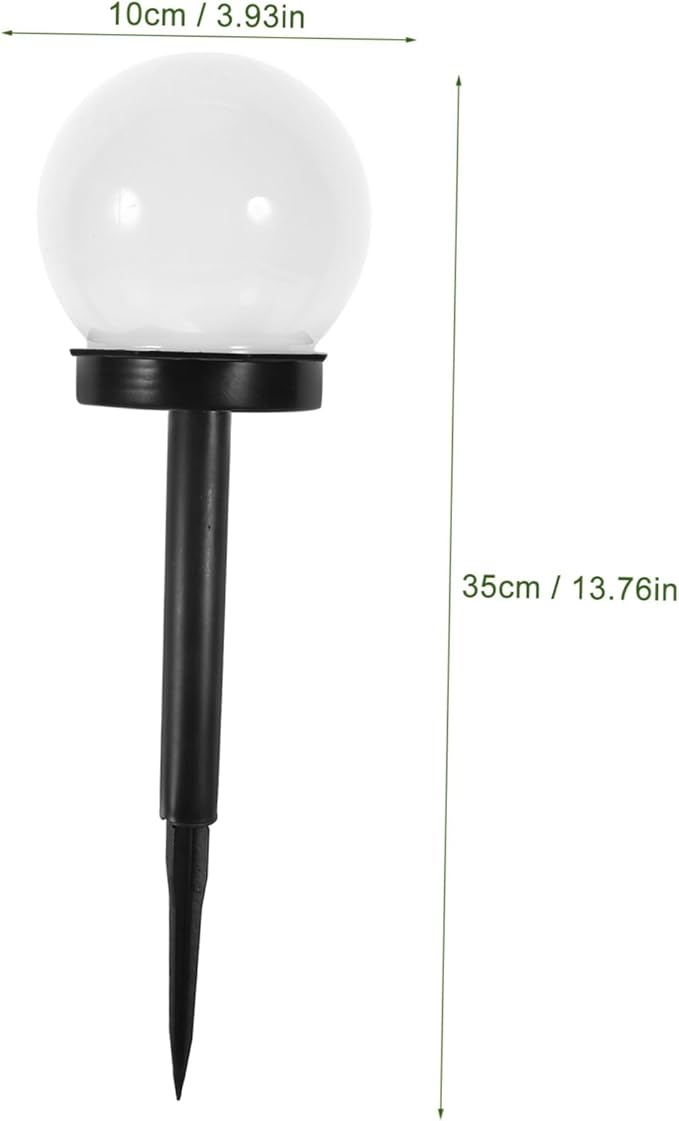 Solar Lawn Light Bulbs Pack of 6 Waterproof Outdoor Garden Lights Solar Lamp for Courtyard Simple Install Landscape Lighting Tools