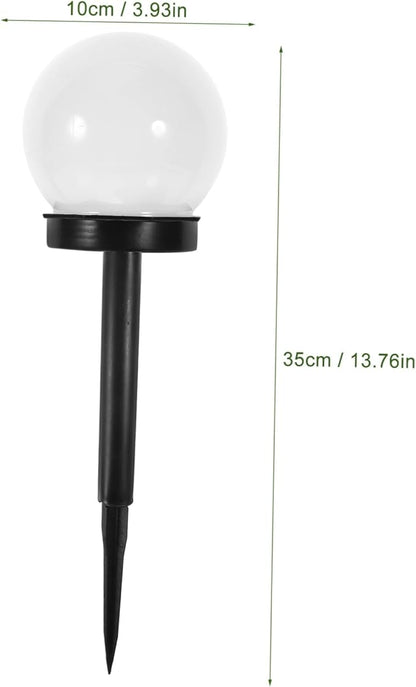 Solar Lawn Light Bulbs Pack of 6 Waterproof Outdoor Garden Lights Solar Lamp for Courtyard Simple Install Landscape Lighting Tools