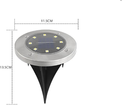 Solar Led Underground Light--Solar Lawn Lamps Yard Night Light Buried Solar Garden Light IP65 Waterproof Outdoor PathWay Floor Under Ground Spot Lamp ( Emitting Color : 16Leds White , Wattage : 6Pcs )