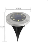 Solar Underground Light Lawn Lamps Yard Night Light Buried Solar Garden Outdoor Pathway Floor Under Ground Spot Lamp | Lumora