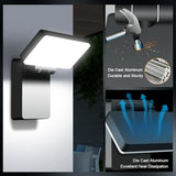 40W Modern Sleek Flood Light 3000LM 5000K for Backyard 8 Pack