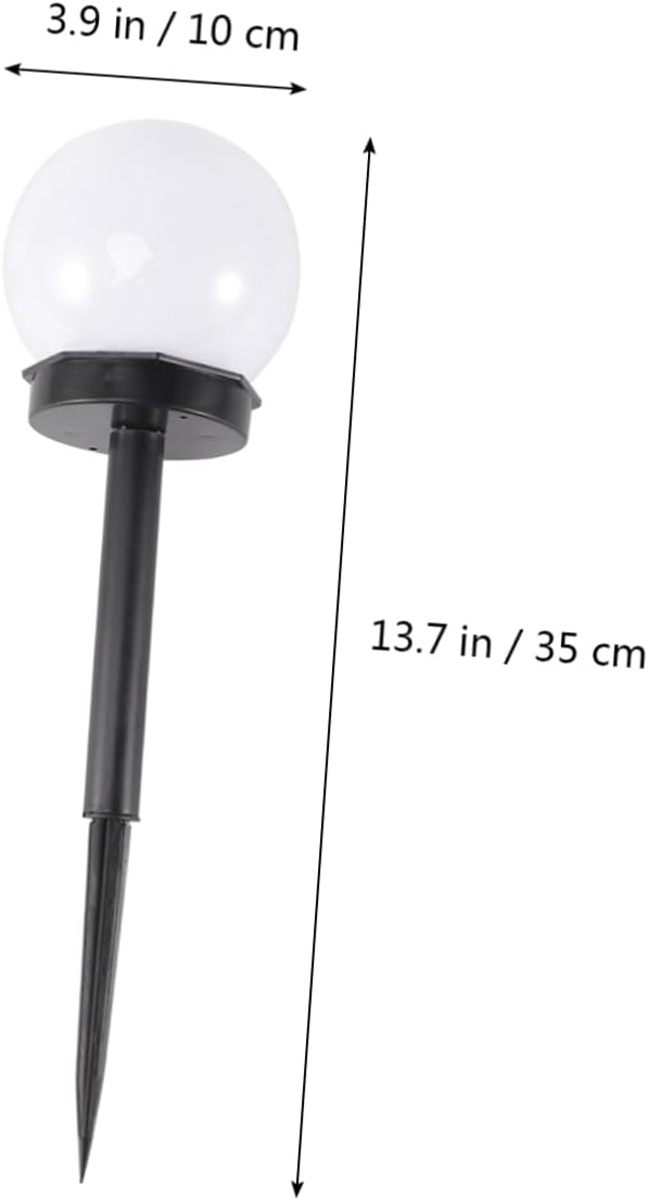 balacoo 8pcs Solar Garden Lanterns Outdoor Solar-Powered Lawn Lights Garden Light Bulbs for Pathway Patio