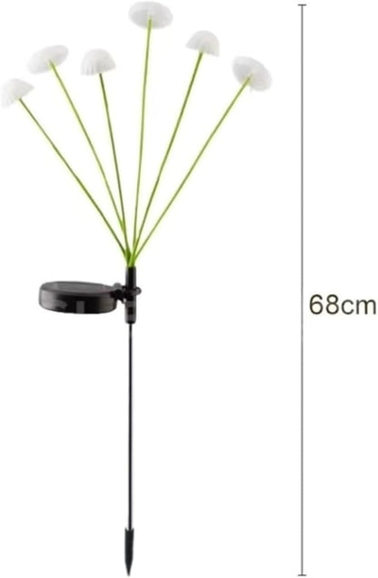 QUQUQ Solar Pathway Lights Solar Jellyfish Stake Lights IP65 Waterproof Outdoor Garden Light Yard Patio Decor