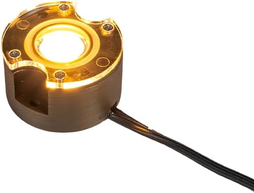 VOLT 12V 1W 2700K Warm White IP67 Watertight 116 Lumen Solid Brass BuddyPro LED Puck Light for Deck, Step or | Lumora