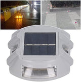 Solar Deck Light,Waterproof Night Lamp Reflective Flashing Warning Step Lights Driveway Dock Lights for Outdoor | Lumora