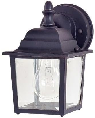 Maxim Cast-One Light Outdoor Wall Mount in Early American Style-5.5 Inches Wide by 8.5 inches high-Empire Bronze | Lumora