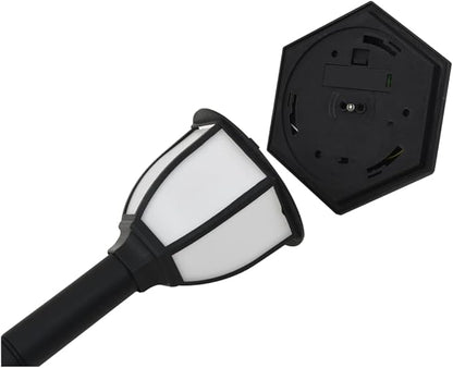 vidaXL Outdoor LED Solar Lamps - Set of 3 - Durable PP Construction, Eco-Friendly and Maintenance-Free Lighting for Gardens, Patios, Paths