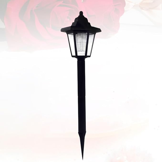4pcs Solar Path Lights Hexagon Garden Lamps White LED Landscape Lighting Outdoor Lawn Yard Ground Lights for Patio Walkway