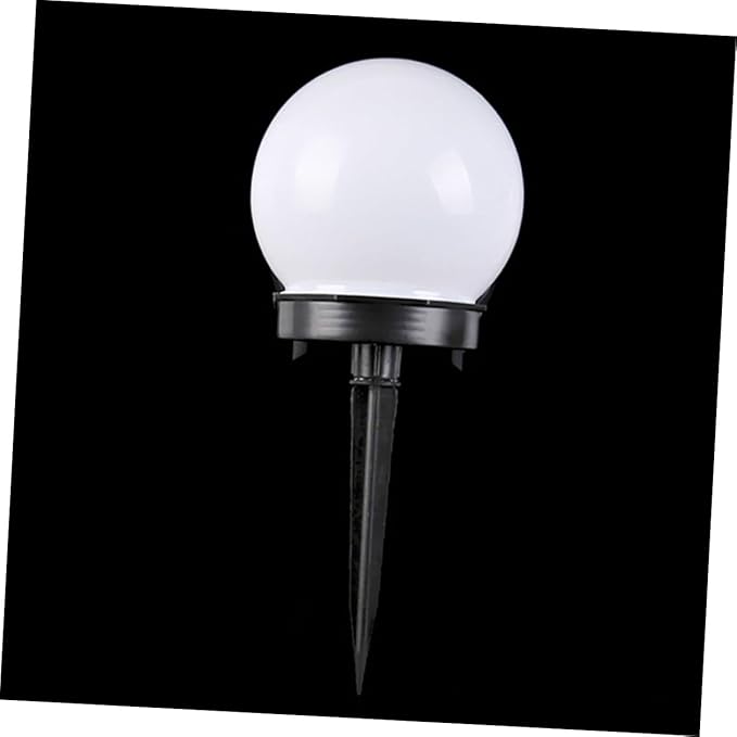6Pcs Solar Round Grass Light Outdoor Lawn Bulb for Garden Pathway Event Lighting Solar Powered Landscape Lights for Decor