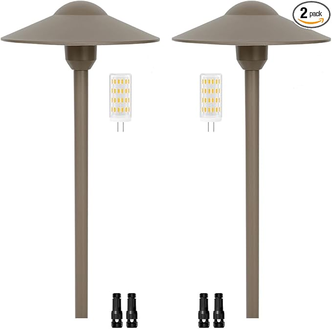 Low Voltage Path Light,Cast Aluminum Landscape Lighting Pathway Lights Walkway Driveway Light Yard Lighting | Lumora