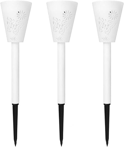 Solar Pathway Lights Solar Lights Outdoor Garden Decorative Waterproof Solar Powered LED Landscape Lighting for Lawn Patio Yard Walkway Driveway 3 Pack