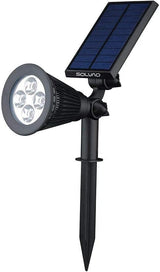 SOLVAO Solar Spot Light | Ultra Bright, Waterproof, Adjustable 270°, No Wiring, Portable | Auto On/Off Function | | Lumora