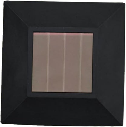 NUOBESTY 5pcs Solar Ground Lamp Outdoor Solar Pathway Lights Landscape Black Warm Light for Garden Driveway