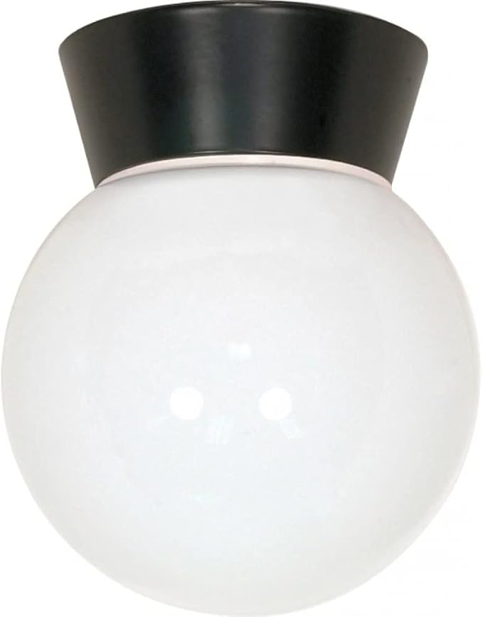 Nuvo Lighting SF77/157 Utility Fixture Die Cast Aluminum Durable Outdoor Close to Ceiling Porch and Patio Light | Lumora