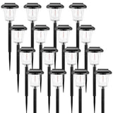 16Pack Purple Solar Halloween Lights outdoor, Pathway Halloween Decorations