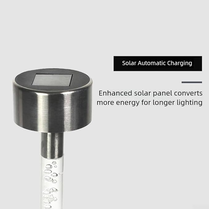 4 Pack Solar Garden Stakes LED Outdoor Lights Waterproof Path Lights With Stainless Steel Top For Lawn Patio Courtyard