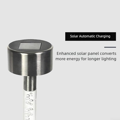 4 Pack Solar Garden Stakes LED Outdoor Lights Waterproof Path Lights With Stainless Steel Top For Lawn Patio Courtyard
