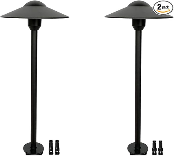 Low Voltage Path Lights Cast Aluminum Pathway Lights Driveway Light,Wire Connectors - Outdoor Lighting Accessory | Lumora