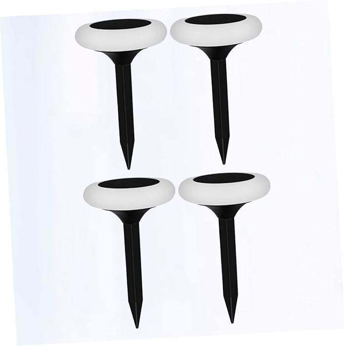 ARTIBETTER 4Pcs RGB Colorful Solar Ground Plug Lights Outdoor Solar Pathway Lamps for Garden Lawn Driveway Easy | Lumora