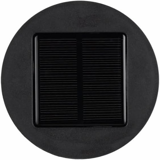 Solar Rotating LED Bollard Landscape Lights - 4 Pack - 50 Lumen Architectural Walkway Lighting - Auto On/Off Outdoor Solar Path Lights - Weather Resistant Modern Design for Driveways & Gardens