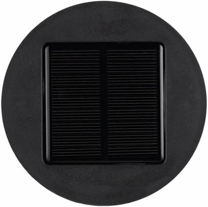 Solar Rotating LED Bollard Landscape Lights - 4 Pack - 50 Lumen Architectural Walkway Lighting - Auto On/Off Outdoor Solar Path Lights - Weather Resistant Modern Design for Driveways & Gardens