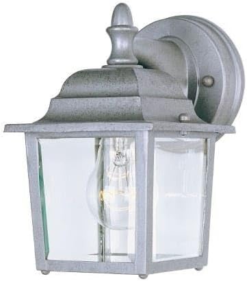 Maxim Cast-One Light Outdoor Wall Mount in Early American Style-5.5 Inches Wide by 8.5 inches high-Pewter Finish | Lumora