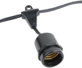 Novelty Lights 330 Feet Heavy Duty Light String with 165 Suspended E26 Sockets - Outdoor Security Flood Light | Lumora