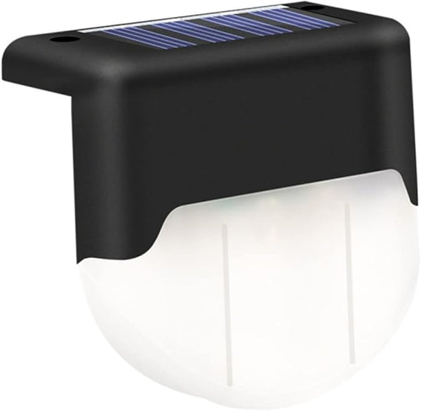 DOITOOL Solar Powered LED Stair Light Warm Outdoor Step Lamp for Fence Handrail Easy Installation Weather Resistant | Lumora