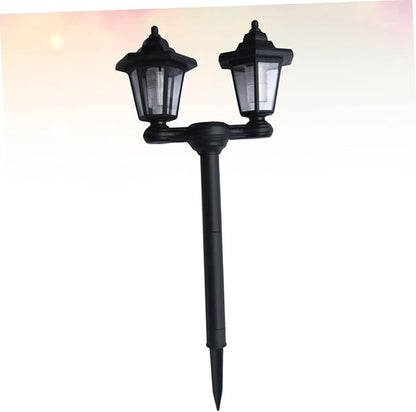 Dual Head Ground Solar Pathway Lights Solar Garden Lights for Outside for Lawn Garden Decor