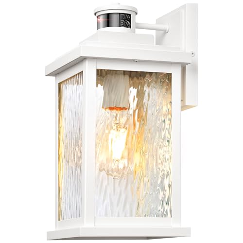 VIANIS Large Adjustable Sensitivity Motion Sensor Exterior Porch Lights