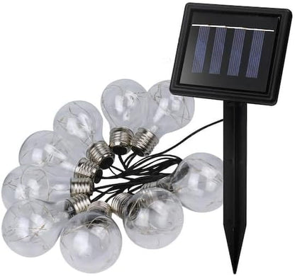 Ceybo Solar Powered Outdoor String Lights — Style Warm White LED, Weather-Resistant