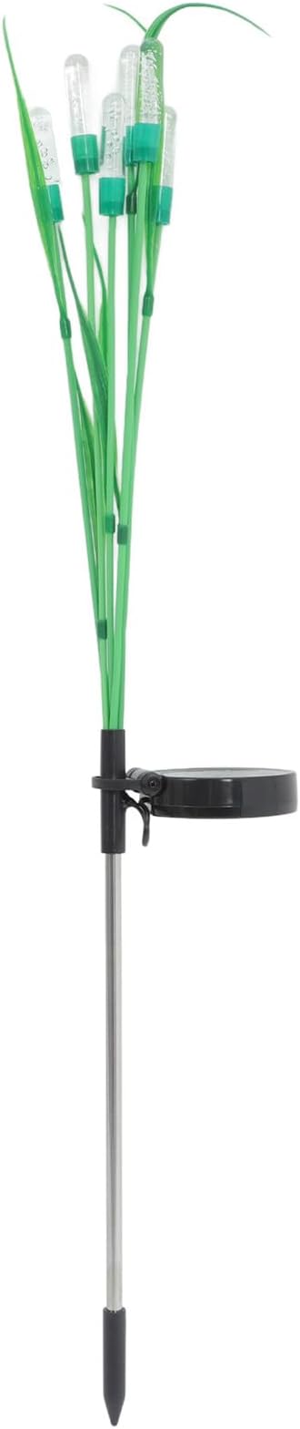 Gatuida Solar Garden Lights Decorative 6-Head Solar Powered Lawn Path Lights Outdoor Waterproof Landscape Lighting for Yard and Patio