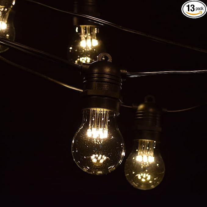 Hometown Evolution, Inc. E26 Commercial String Lights with 16 Gauge Wire (24 Foot 12 - Outdoor Security Flood Light | Lumora