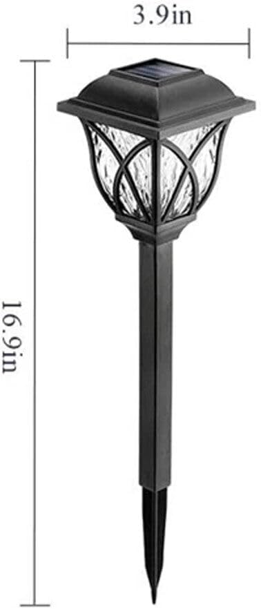 6 Pack Solar Pathway Lights, Outdoor Solar Light Waterproof Automatic on/Off Garden Decoration, Courtyard Terrace Lawn Walkway Deck Waterproof Landscape Light (White)