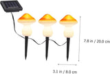 BESTonZON Solar LED Garden Mushroom Light Waterproof Solar Pathway Lights for Lawn and Patio 10-Piece Set of | Lumora