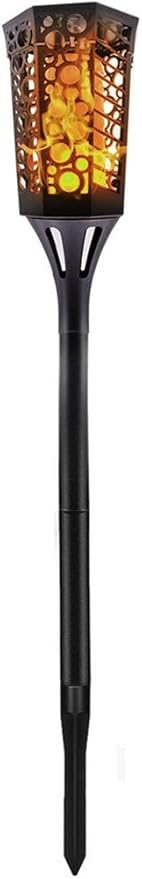 Ulalaza Solar Outdoor Lights 99 LED Flickering Flames Torch Light Waterproof Landscape Ligh Auto On/Off Path Lights