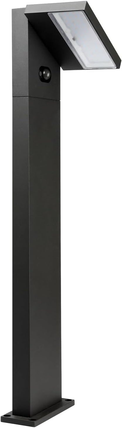 Solar Pathway Lights Outdoor with Motion Sensor - 375 Lumen IP65 Waterproof Path Lights for Driveway, 120° Adjustable Head & 3 Modes, 31.5" Tall Dusk-to-Dawn Landscape Lighting (CRI90+)