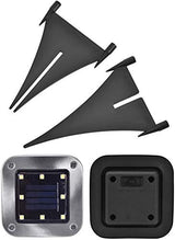 Solar Ground Lights 8 LED Disk Light Solar Powered Outdoor in-Ground Lights for Outdoor Garden Lawn Yard Walkway | Lumora